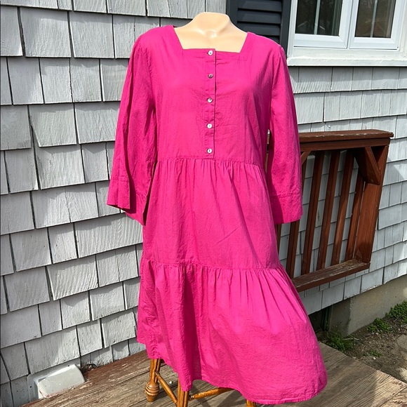 Gudrun Sjoden Fuchsia Long Sleeve Dress - Picture 2 of 7